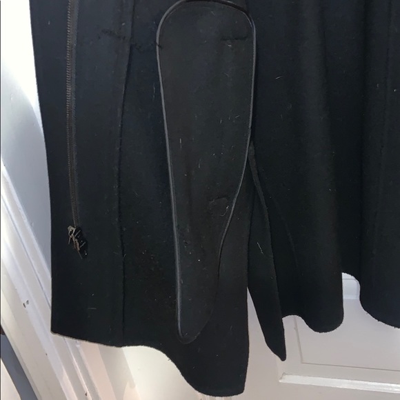 VINCE BLACK OVERSIZED COAT US SMALL - Picture 11 of 12